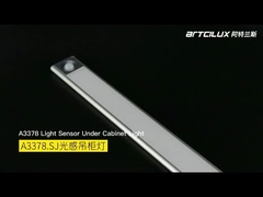 A3378 เครื่องรับแสงตัวที่สามารถชาร์จใหม่ได้ ไฟแขวน 200/400/520*40*12mm, DC12V, 4014-33LED, 1.25W, Ra>90