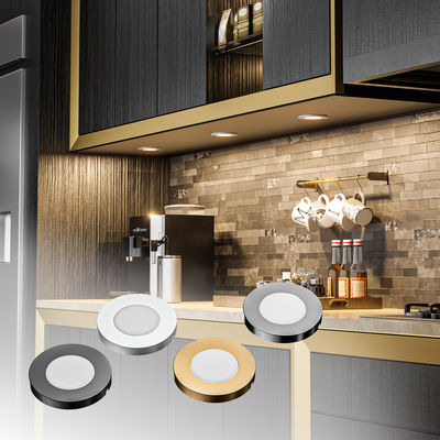 LED Ultra Thin Puck Lights เปลี่ยนแปลง หมวกแม่เหล็ก