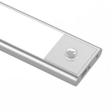 เครื่องรับสัญญาณการเคลื่อนไหว ไฟฉาย LED สามารถชาร์จใหม่ได้ สําหรับการจัดทําตู้และตู้เก็บของ