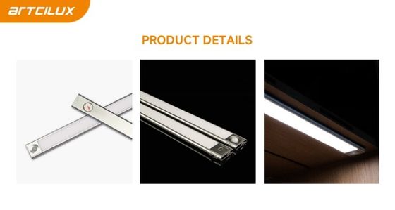 A3378 เครื่องรับแสงตัวที่สามารถชาร์จใหม่ได้ ไฟแขวน 200/400/520*40*12mm DC12V 4014-33LED 1.25W Ra>90